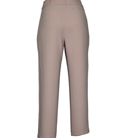 Wilfred Jallade Pink High Waisted Tie Front Crepe Pants Size 2 - Picture 2 of 12